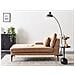 Chaise Longue Versione Destra Ewron Bouclé Beige Sabbia - Foto miniatura 1
