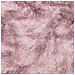 Tappeto Shaggy a Pelo Lungo NAVARRA Rosa Antico 200x200cm - Foto miniatura 5