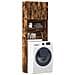 Mobile Lavatrice Rovere Fumo 64x24x190 Cm Legno Multistrato - Foto miniatura 1