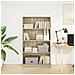 Libreria Rovere Sonoma 80x24x143 Cm In Legno Multistrato - Foto miniatura 3