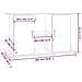 Supporto Acquario 101x41x58 cm Legno Multistrato Rovere Marrone - Foto miniatura 10