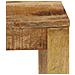 Tavolino Da Salotto In Legno Massello Di Mango 80x80x40cm - Foto miniatura 5