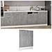Pannello Lavastoviglie “lyon” Grigio Cemento 59,5x3x67 Cm - Foto miniatura 6
