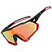 Occhiali Da Sole Con Lenti Fotocromatiche Trasparenti In Pc Per Lo Sport Orange - Foto miniatura 2
