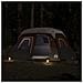 Tenda Famiglia LED 6 Persone Grigio/Arancione Rilascio Rapido - Foto miniatura 2