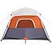 Tenda Famiglia LED 6 Persone Grigio/Arancione Rilascio Rapido - Foto miniatura 7