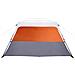 Tenda Famiglia LED 6 Persone Grigio/Arancione Rilascio Rapido - Foto miniatura 8