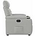 Poltrona Elettrica Reclinabile Grigio Nuvola in Tessuto - Foto miniatura 6