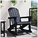 Sedia a Dondolo Adirondack Blu Navy 73.5x92x90 cm HDPE - Foto miniatura 3