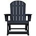 Sedia a Dondolo Adirondack Blu Navy 73.5x92x90 cm HDPE - Foto miniatura 4