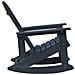 Sedia a Dondolo Adirondack Blu Navy 73.5x92x90 cm HDPE - Foto miniatura 5