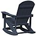 Sedia a Dondolo Adirondack Blu Navy 73.5x92x90 cm HDPE - Foto miniatura 6