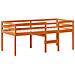 Letto a Soppalco con Tetto Cera 80x200 cm in Legno di Pino - Foto miniatura 5