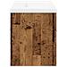 Set Mobili da Bagno 2 pz Legno Antico in Legno Multistrato - Foto miniatura 7