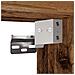 Set Mobili da Bagno 2 pz Legno Antico in Legno Multistrato - Foto miniatura 9