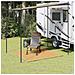 Tappeto da Tenda Sabbia 200x200 cm HDPE - Foto miniatura 2