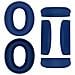 Custodie Protettive In Silicone Per Cuffie Sony Wh-ch720n Blue - Foto miniatura 1