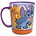 Tazza 410ml Stitch Per Bambini Dropsafe Antiscivolo Collezione Aloha, Viola - Foto miniatura 2