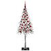 Albero di Natale con 150 LED Bianco 150 cm PE e Acciaio - Foto miniatura 4