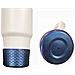 Set Di Tazze In Silicone Con Motivo A Squame Di Pesce: Manicotto Protettivo, Manico E Base - Vari Colori Blue - Foto miniatura 4