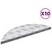 Dischi Quadrati 10 pcs Argento 60 x 18 cm Alluminio - Foto miniatura 1