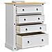 Cassapanche di stoccaggio con cassetto Bianco 92 x 48 x 114 cm - Foto miniatura 3