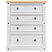 Cassapanche di stoccaggio con cassetto Bianco 92 x 48 x 114 cm - Foto miniatura 4