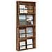 Scaffale per riviste 2 pcs Legno vecchio 60 x 12 x 70 cm - Foto miniatura 3