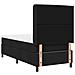 Letto a molle con materasso Nero 80 x 200 cm Tessuto - Foto miniatura 9