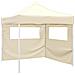 Tenda Party Crema 291 x 291 x 315 cm Tessuto Oxford - Foto miniatura 1