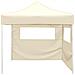 Tenda Party Crema 291 x 291 x 315 cm Tessuto Oxford - Foto miniatura 2