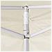 Tenda Party Crema 291 x 291 x 315 cm Tessuto Oxford - Foto miniatura 4