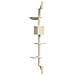 Albero per Gatti con Tiragraffi a Parete Crema 187 cm - Foto miniatura 6