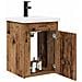 Mobile bagno con rubinetto Legno antico 42 x 40 x 74,5 cm - Foto miniatura 3