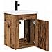 Mobile bagno con rubinetto Legno antico 42 x 40 x 74,5 cm - Foto miniatura 4