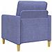 Set di Divani con Storage 2 pcs Blu jeans Poliestere - Foto miniatura 5