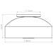 Plafoniera Omiq Marrone Sl. 2286 - Moderno Plafoniere Marrone 15x30x30 Cm - Foto miniatura 2
