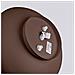 Plafoniera Omiq Marrone Sl. 2286 - Moderno Plafoniere Marrone 15x30x30 Cm - Foto miniatura 7