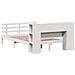 Letto contenitore senza Materasso Bianco 160x200 cm in Legno Massello di Pino - Foto miniatura 6