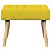 Panchina trapuntata a canale Giallo Chiaro 60 x 40 x 45 cm - Foto miniatura 4