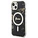 Guess Guhmp14mhtmrsk Custodia Per Iphone 14 Plus 6,7 Nera /nera Golden Marble Magsafe - Foto miniatura 2
