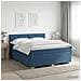 Letto box spring con materasso Blu 140 x 200 cm Tessuto - Foto miniatura 9
