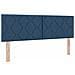 Letto box spring con materasso Blu 140 x 200 cm Tessuto - Foto miniatura 10