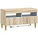 Mobile TV LED a 5 pezzi Rovere Sonoma Legno ingegnerizzato - Foto miniatura 2