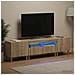 Mobile TV LED a 5 pezzi Rovere Sonoma Legno ingegnerizzato - Foto miniatura 6