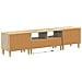 Mobile TV LED a 5 pezzi Rovere Sonoma Legno ingegnerizzato - Foto miniatura 7