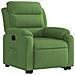 Poltrona Alzapersona Reclinabile Verde Chiaro in Velluto - Foto miniatura 3