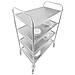 Carrello Inox - 2 Mensole - 200 Kg - Foto miniatura 3