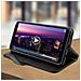 Custodia Samsung Galaxy A7 2018 Flip Cover Silicone Supporto Video Nero - Foto miniatura 4