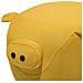 Pouf In Tessuto Giallo Piggy - Foto miniatura 25